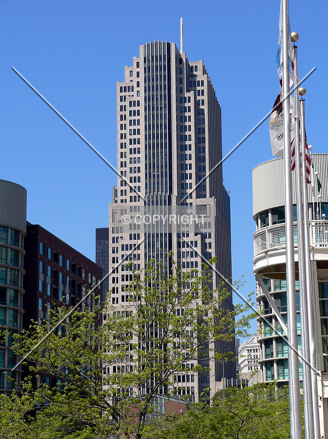 View to the west from the River East Art Center