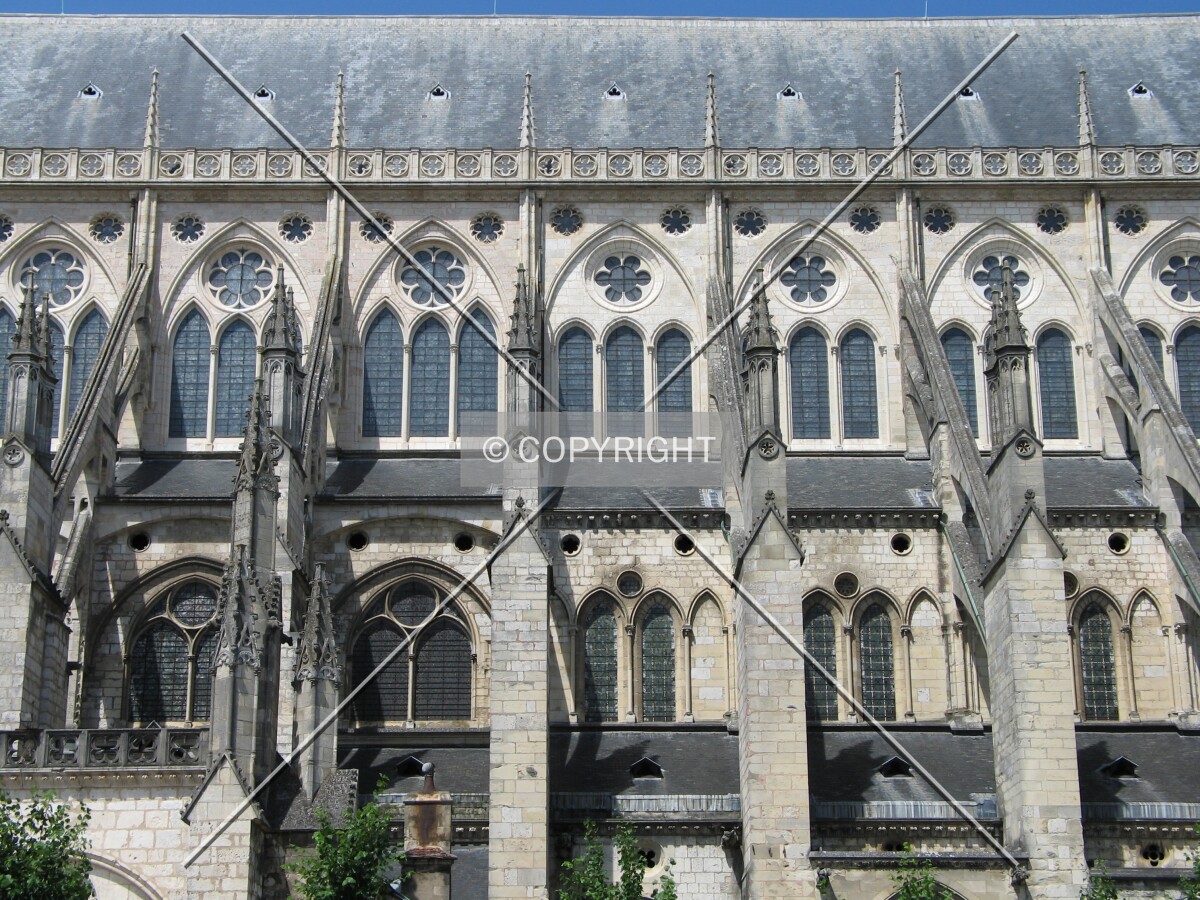Detail of the south side of the nave