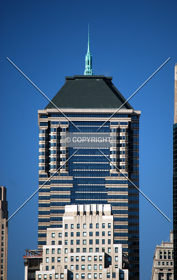 Upper floors viewed from Brooklyn