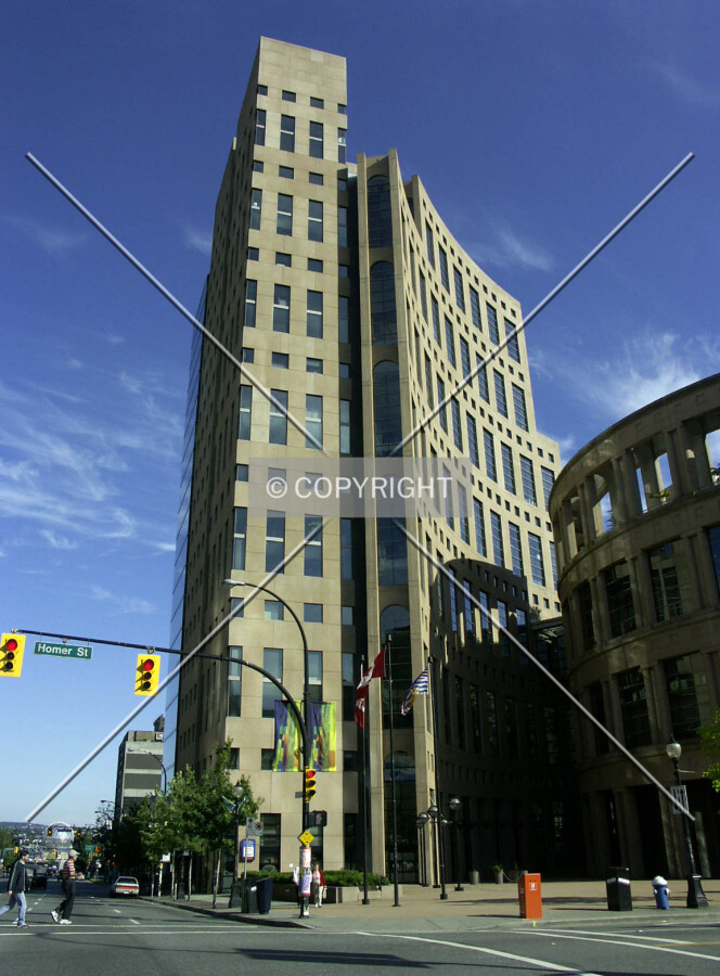 View east along Georgia Street