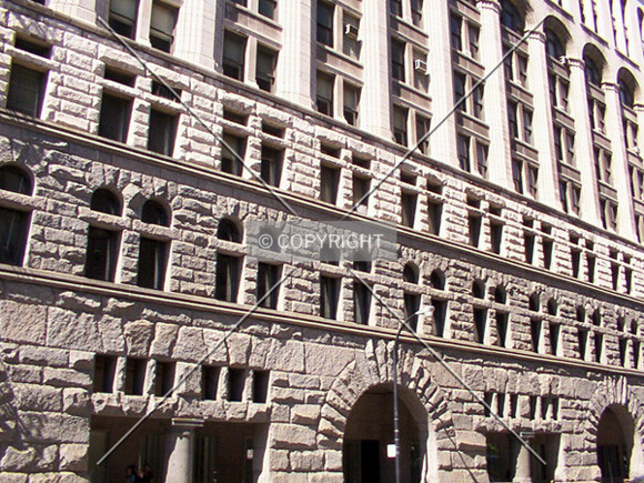 Lower façade on Congress Avenue