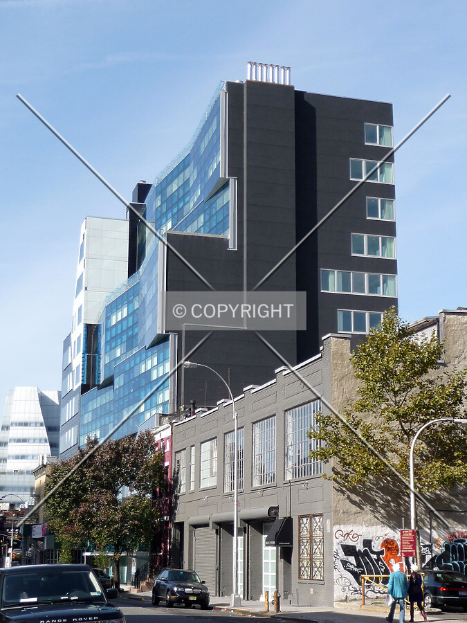 View from the east along West 18th Street