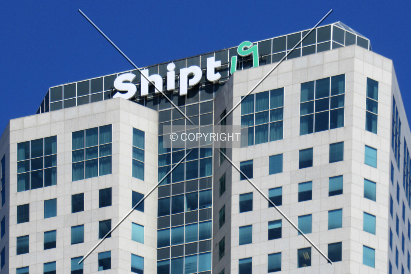 Southern facade and signage detail