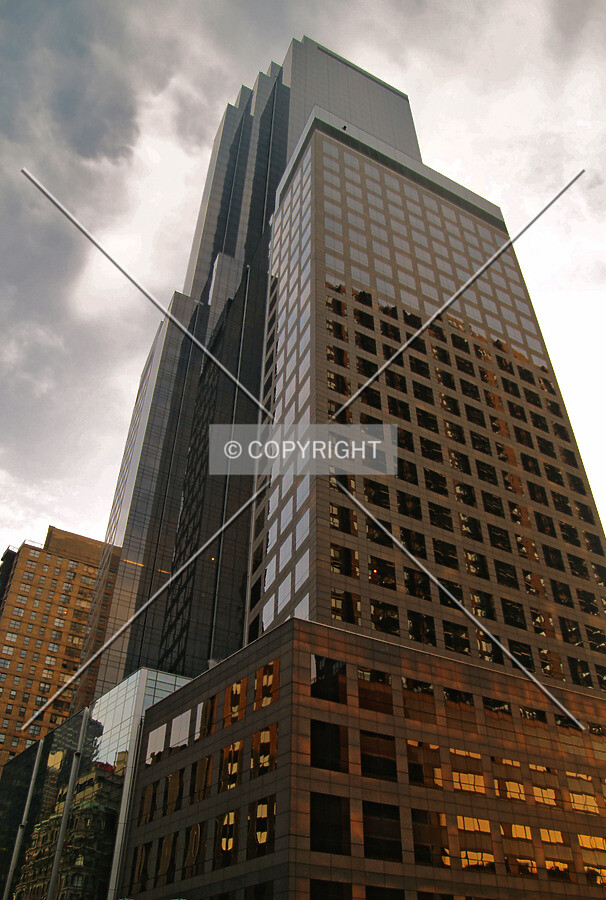 Looking up from the north side