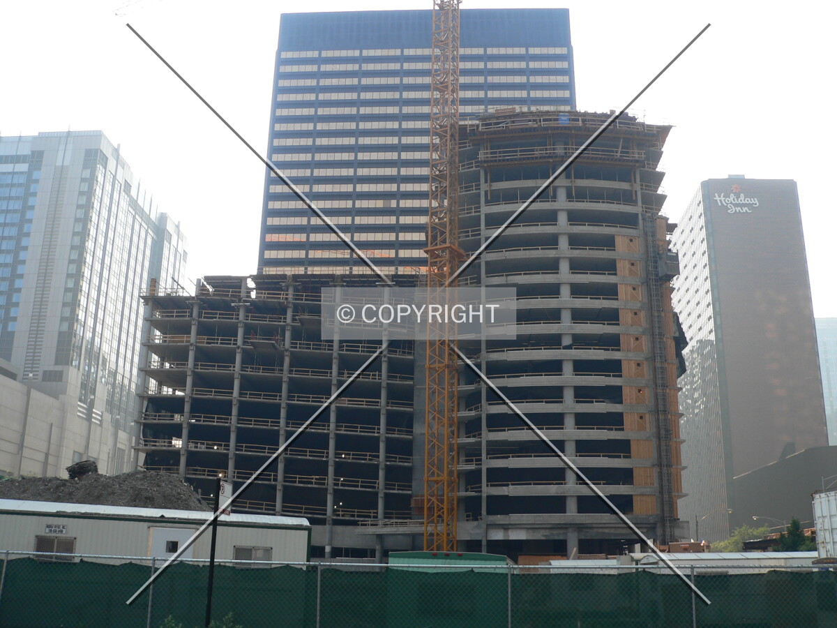 Looking west from McClurg Court