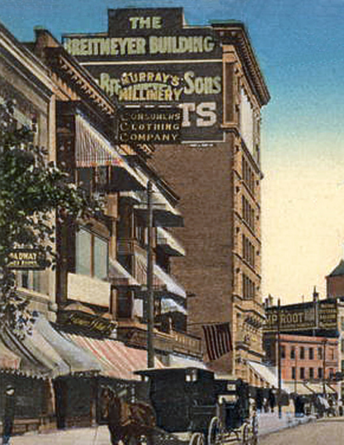 Vintage view from the northwest