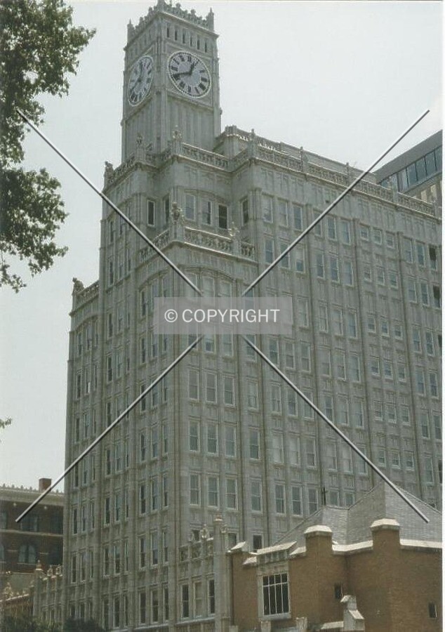 A view of the building from the east