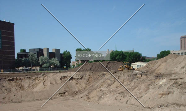 View of excavation from Portland Avenue & 11th Street
