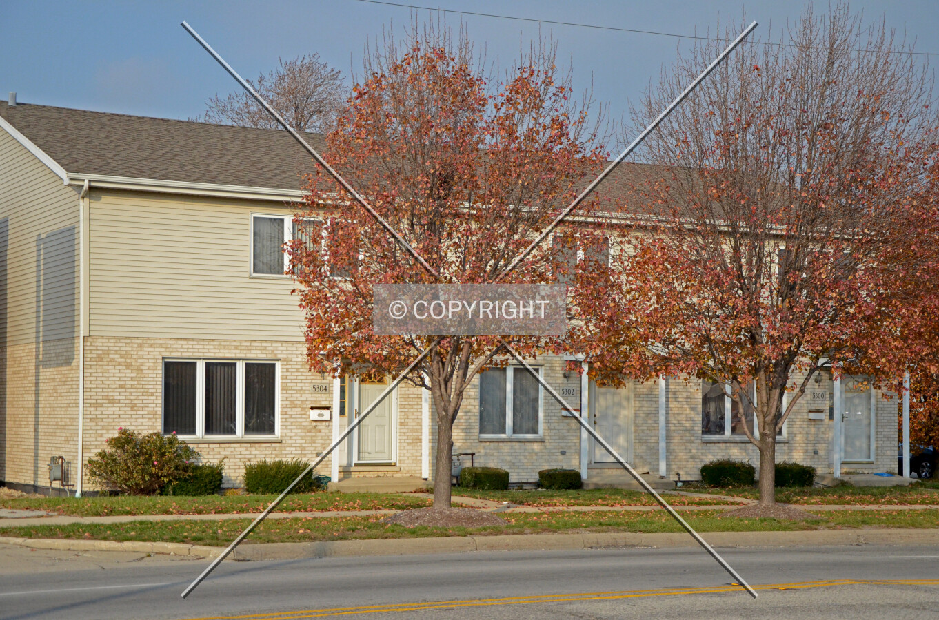 View from the southwest along 79th Street. November 20, 2012.