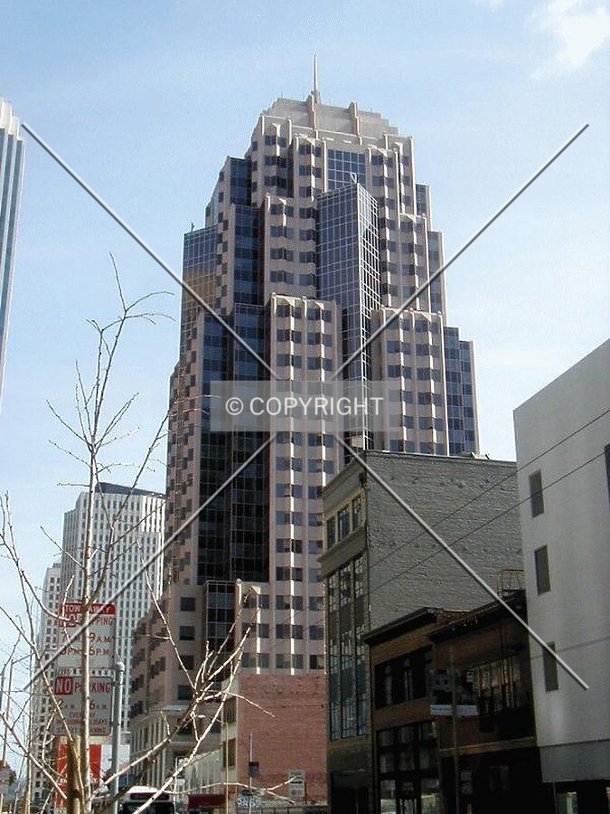 View down Mission Street
