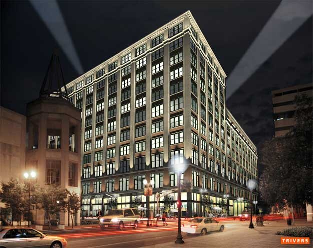 Rendering of completed renovations