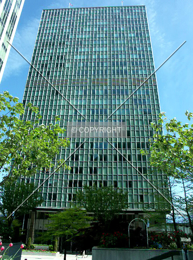 South facade from Pender Street