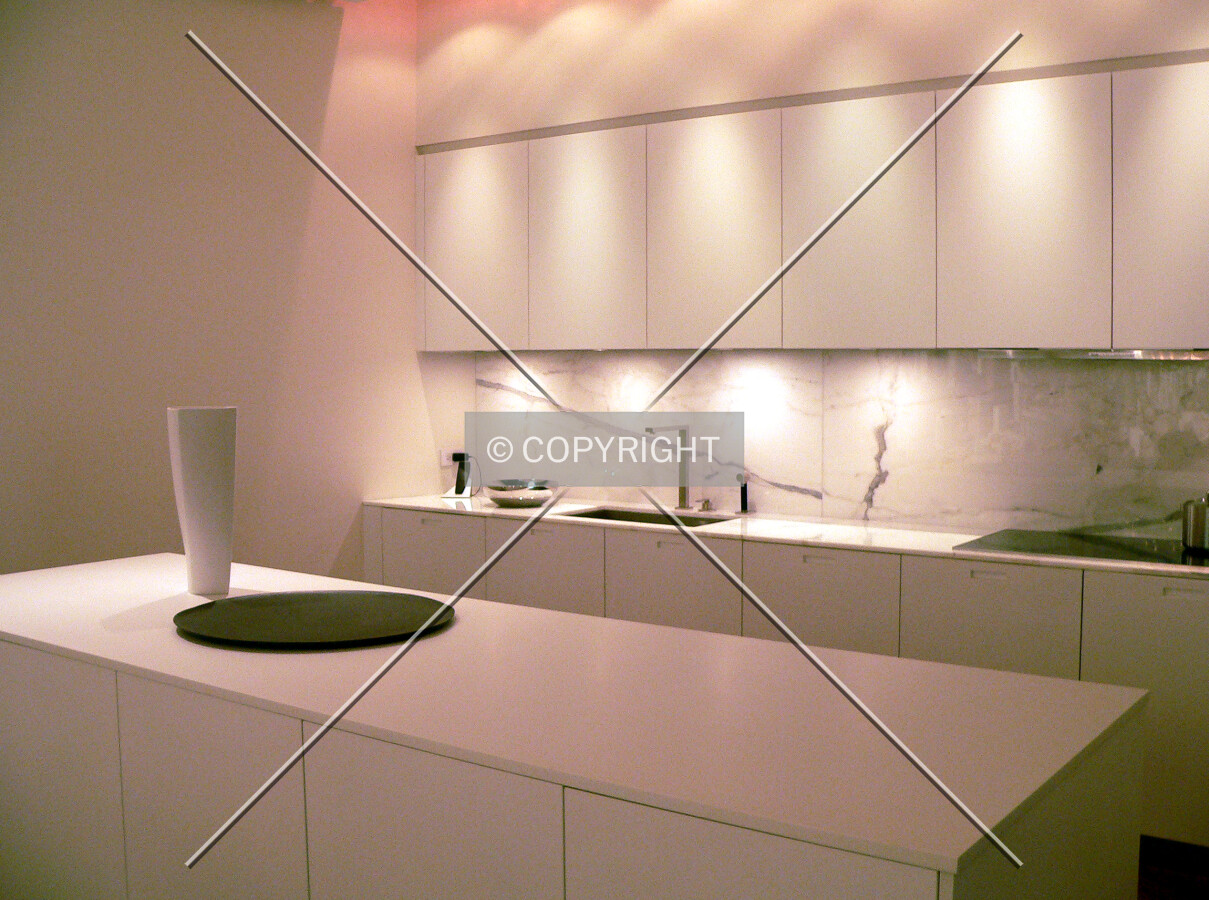 Kitchen in the model