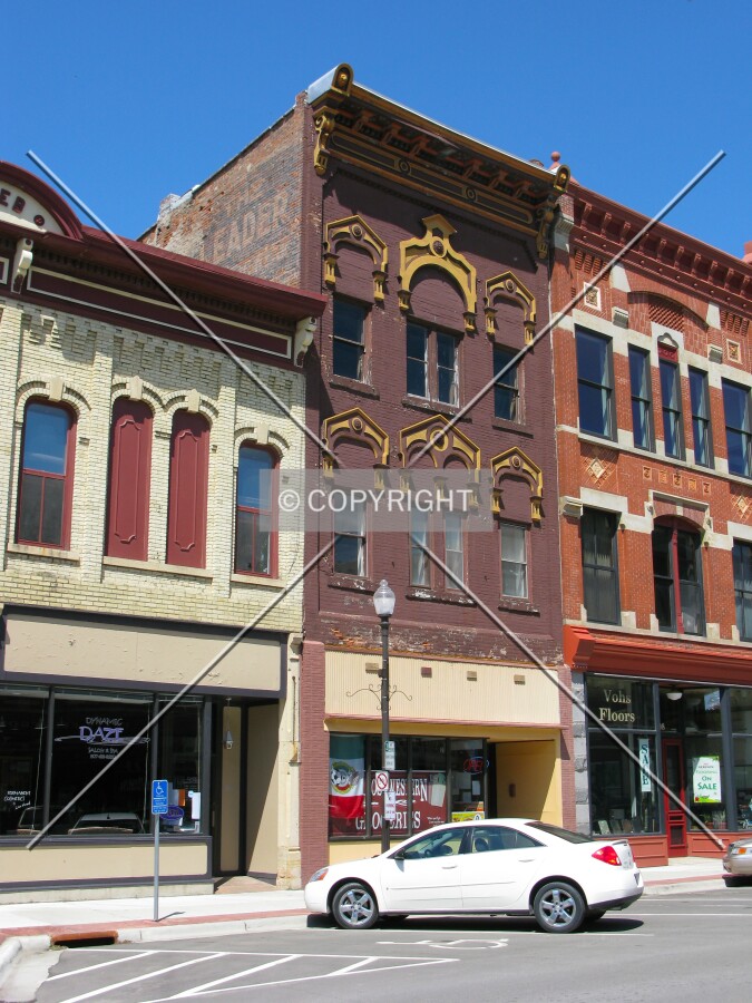 View to the northwest across Central Avenue