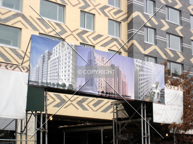 Sign along West 116th Street