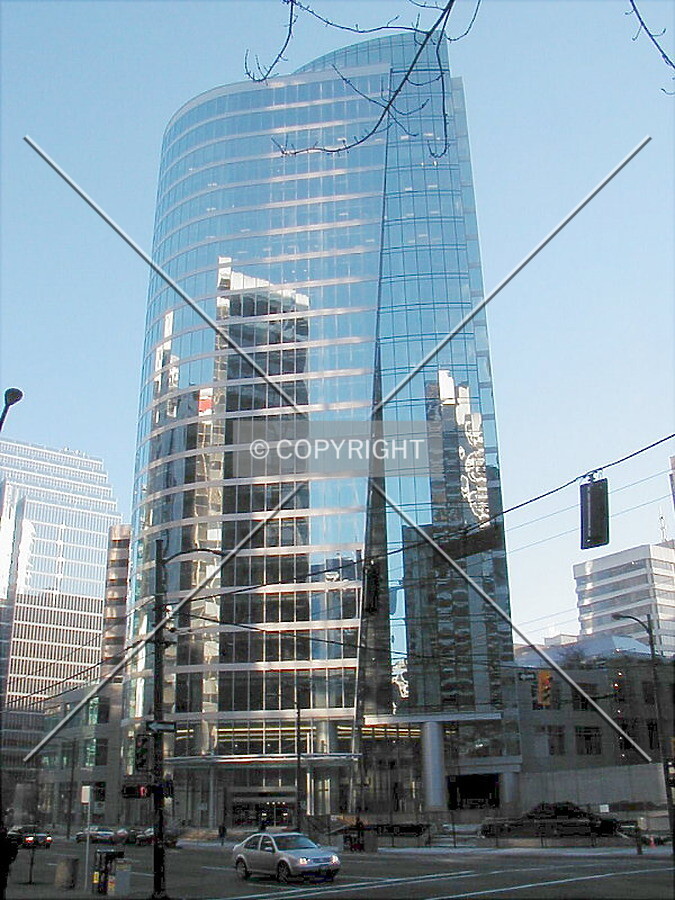 Reflections on Burrard Street