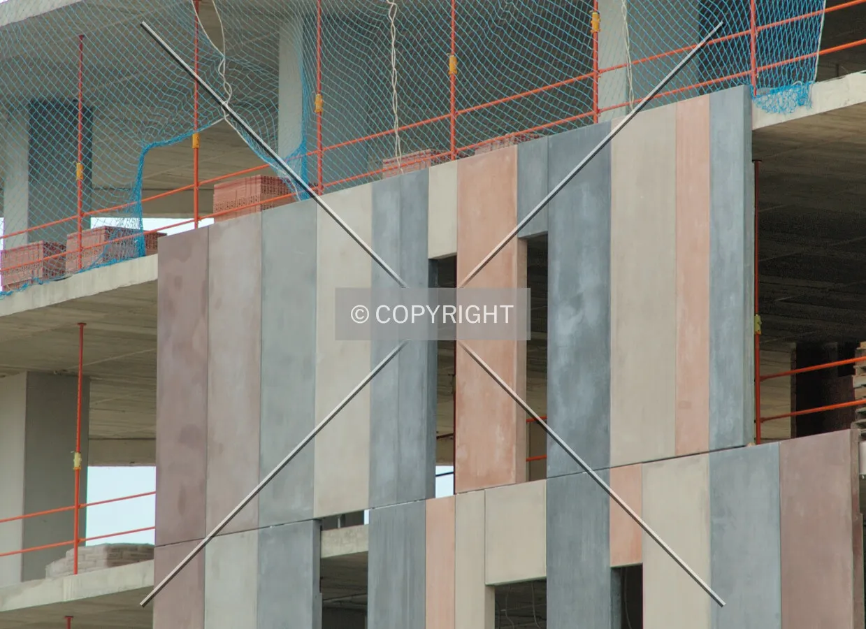 Facade test on the east side