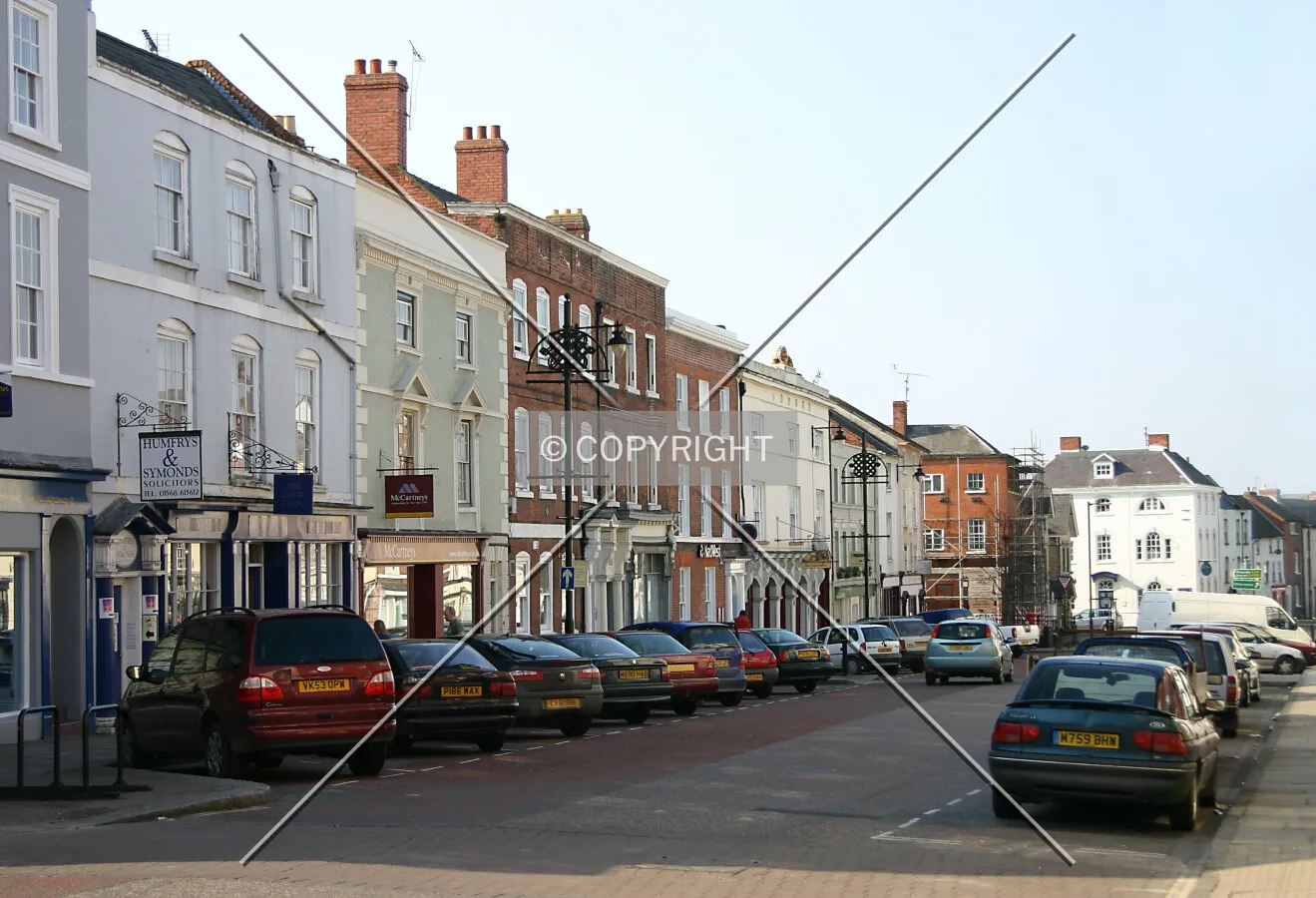 View along Broad Street