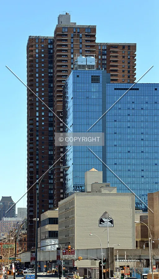 View from the southwest at 10th Avenue and 39th Street