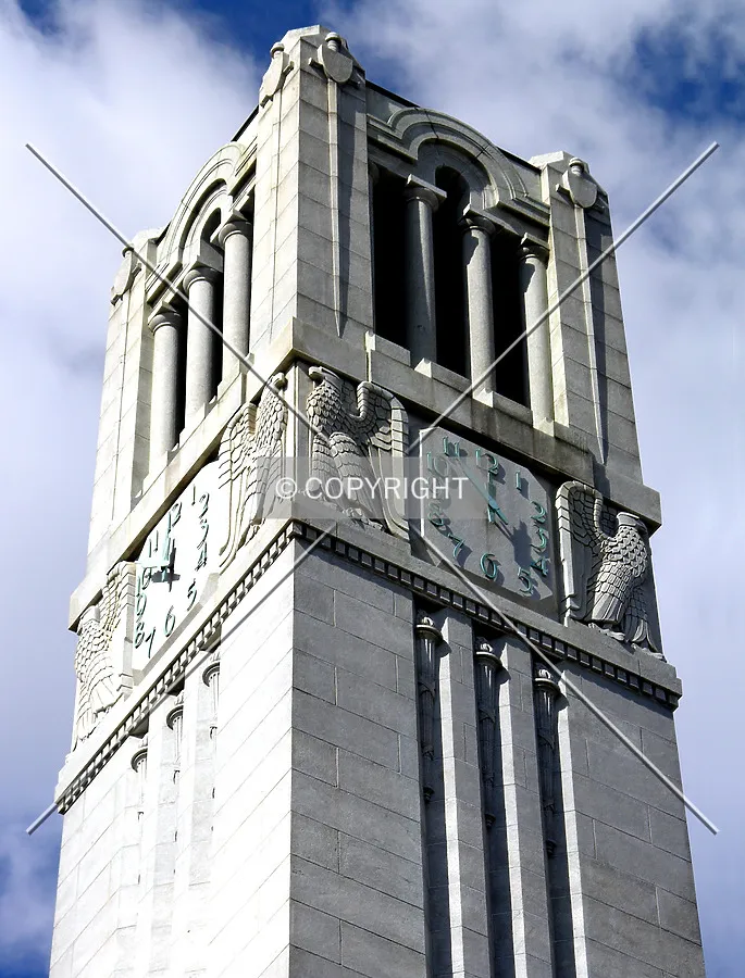 Top of the tower from the southeast