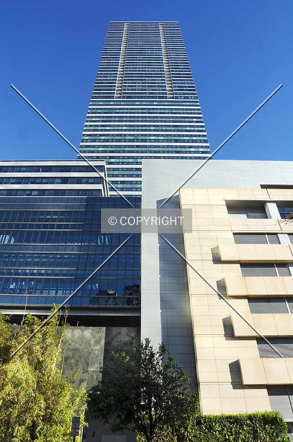 Looking up from the south