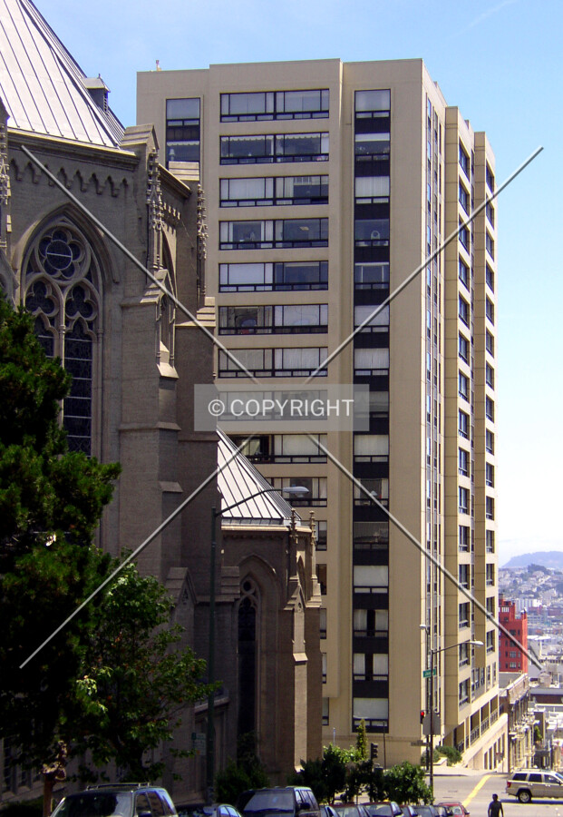 Looking south from Jones Street