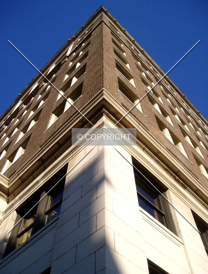The southwest corner from below