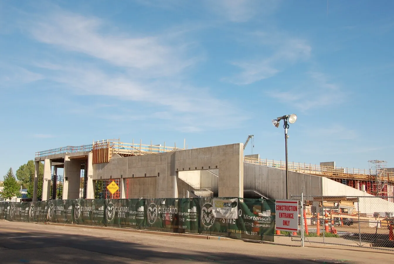 View to the southeast