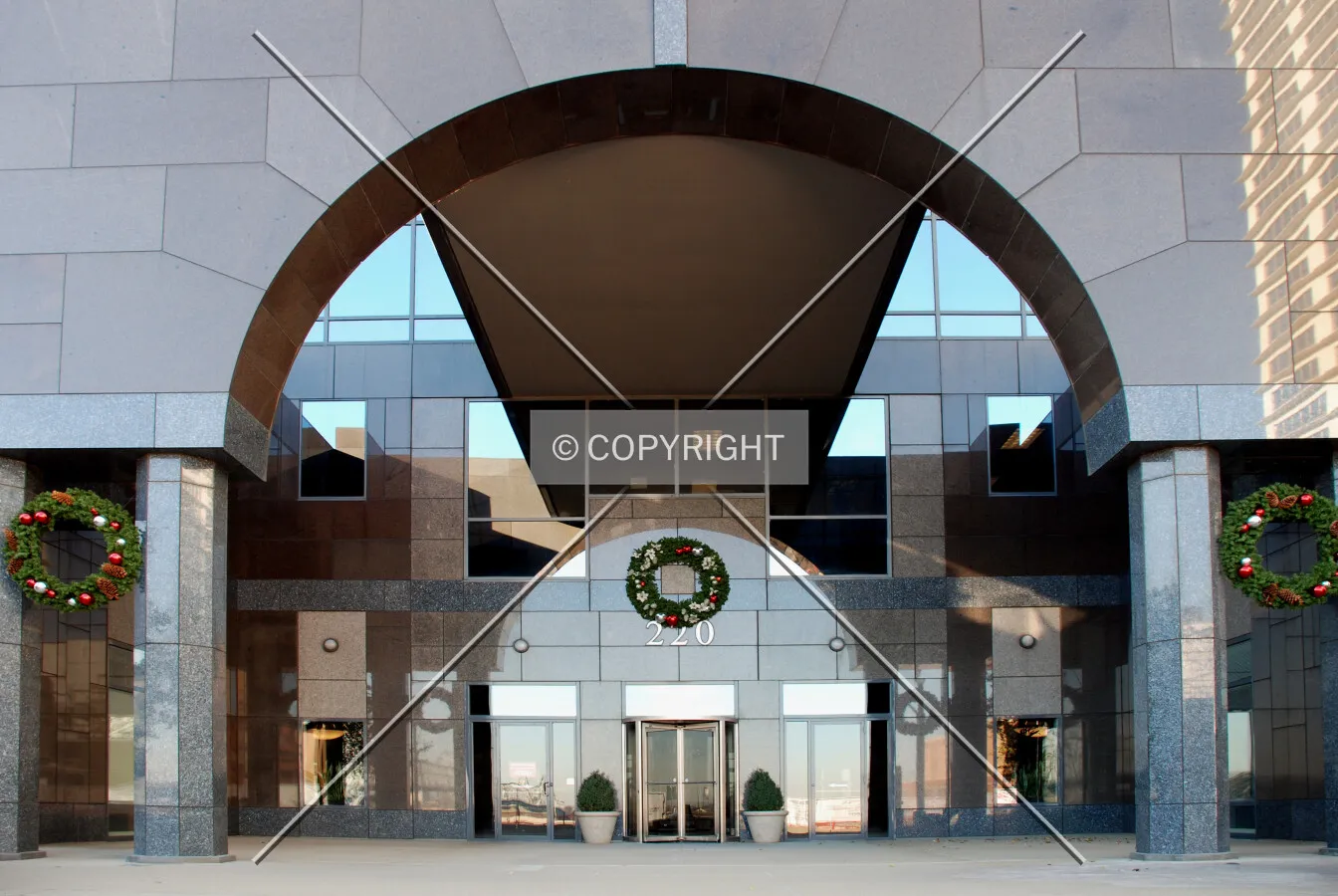 View of the north entrance