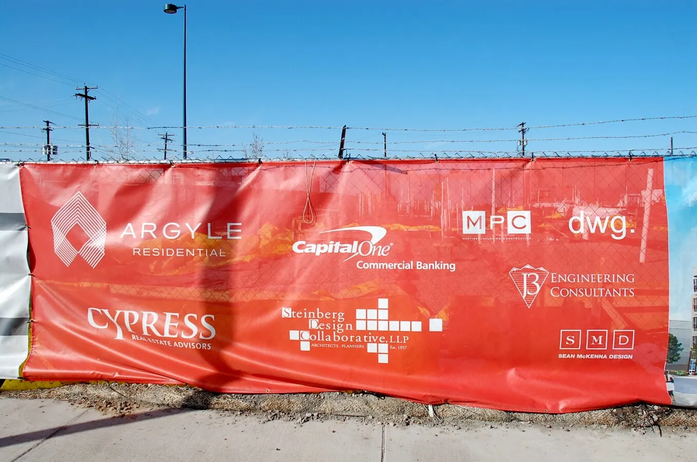 Construction banner