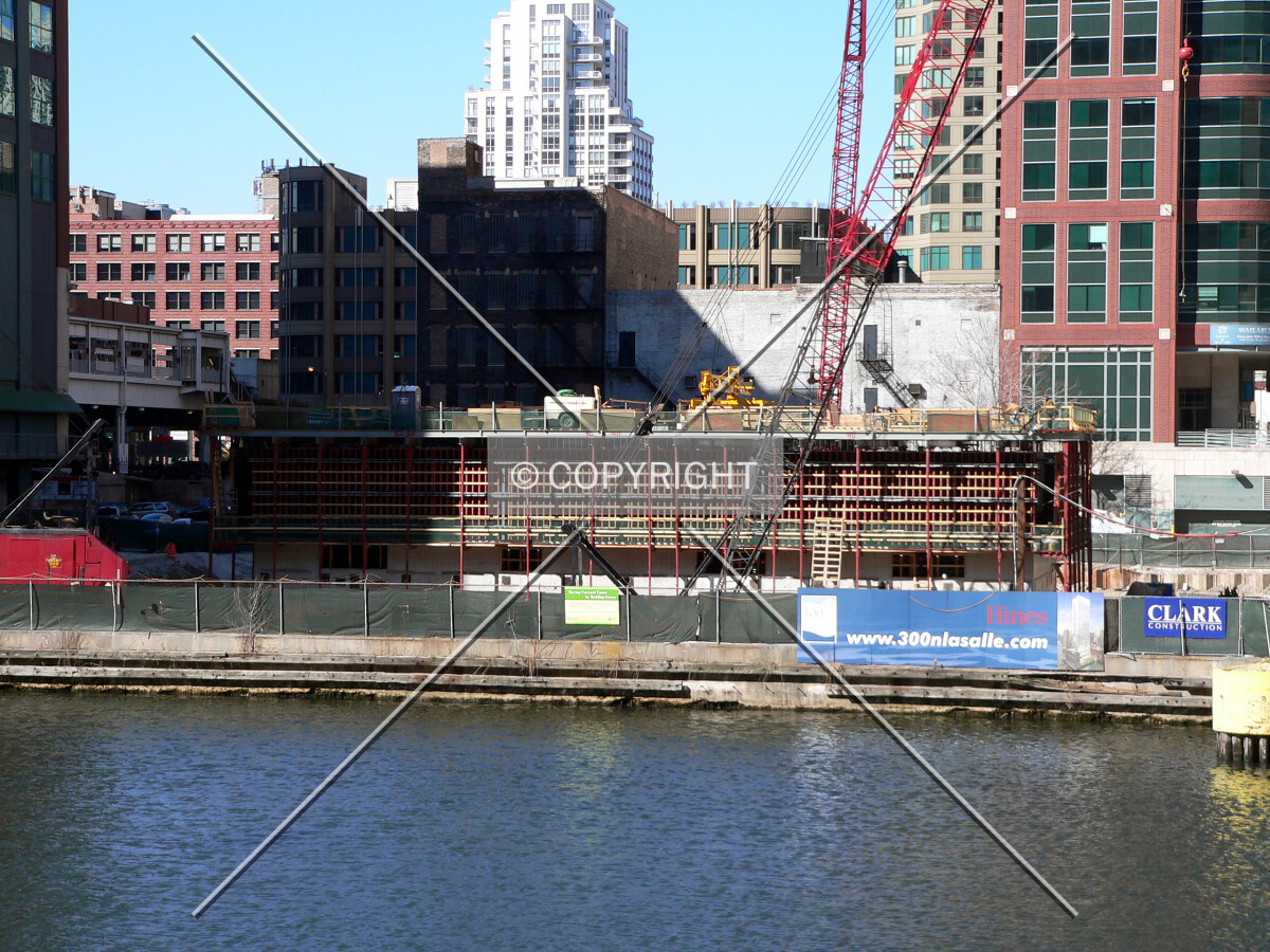 View to the north from Wacker Drive