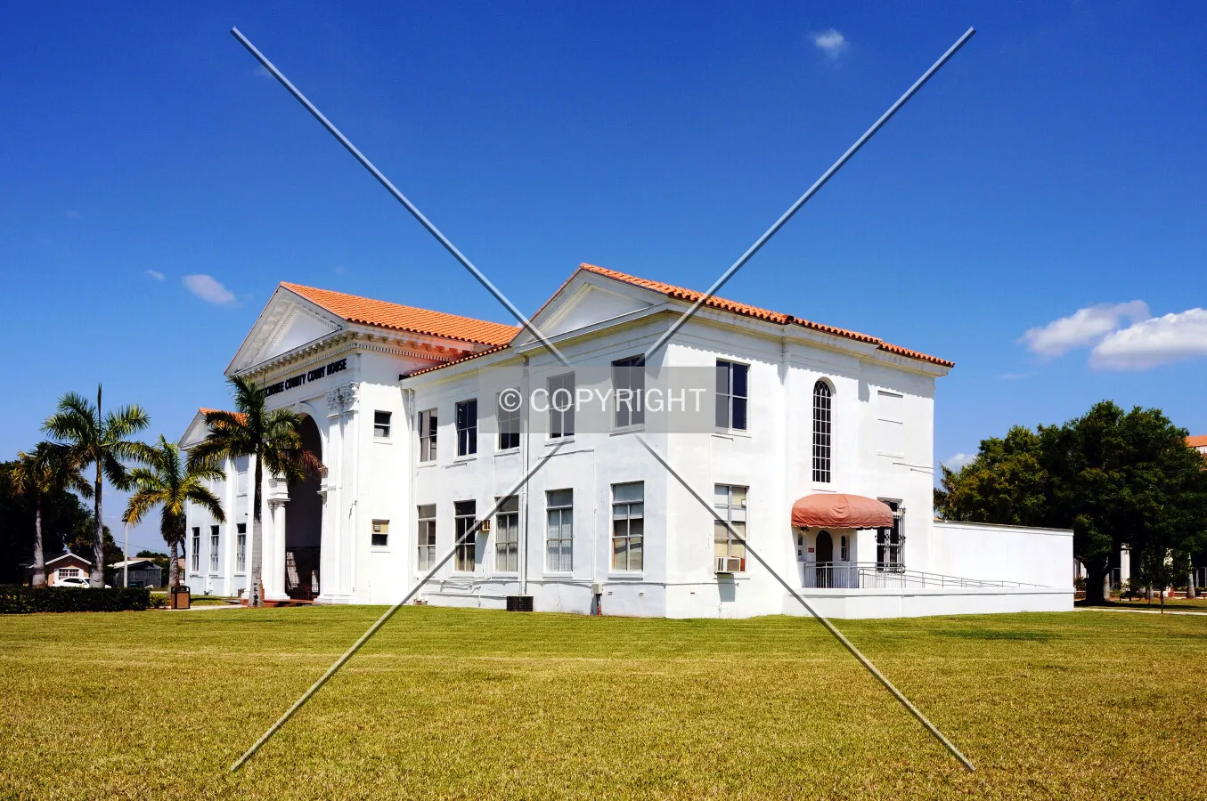 View from the southeast