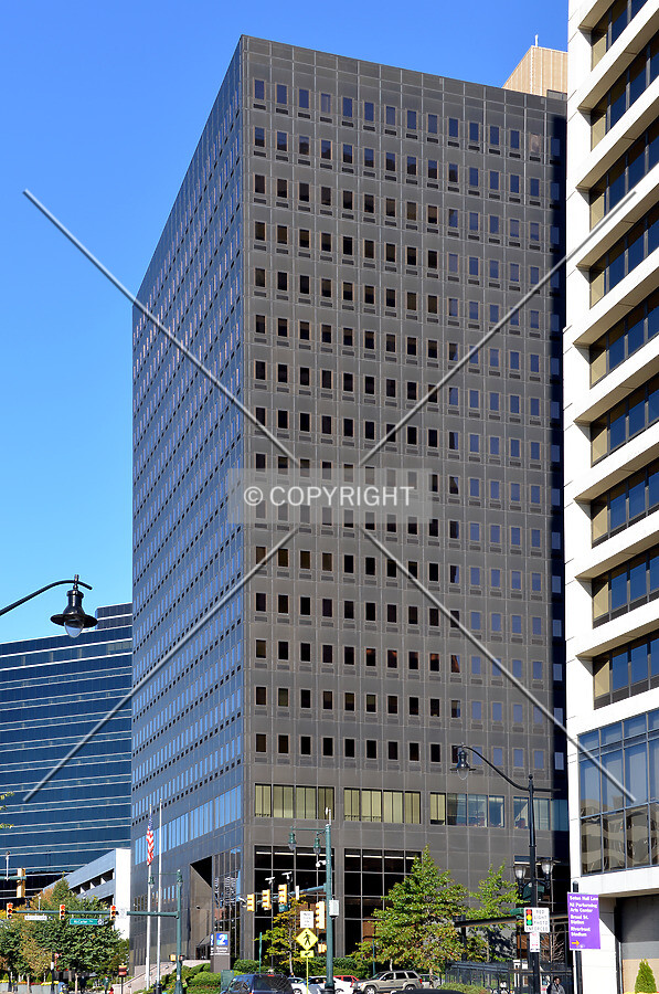 View from the southeast on Market Street