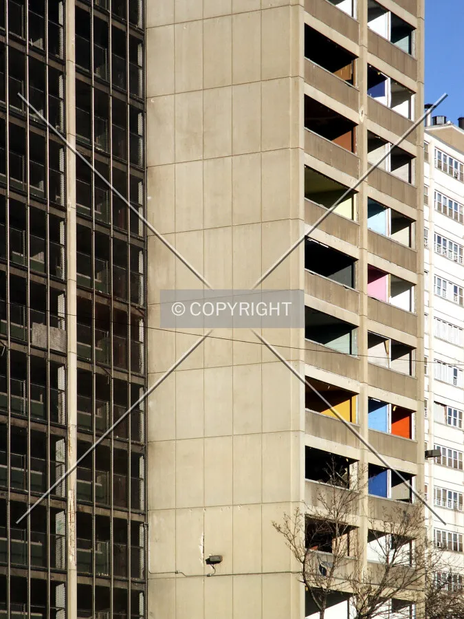 Demolition - Detail of the southeast corner