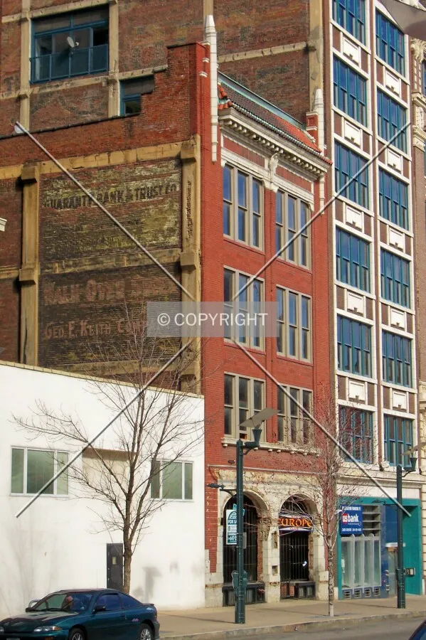 View to the northeast across Washington Avenue; March 10, 2006