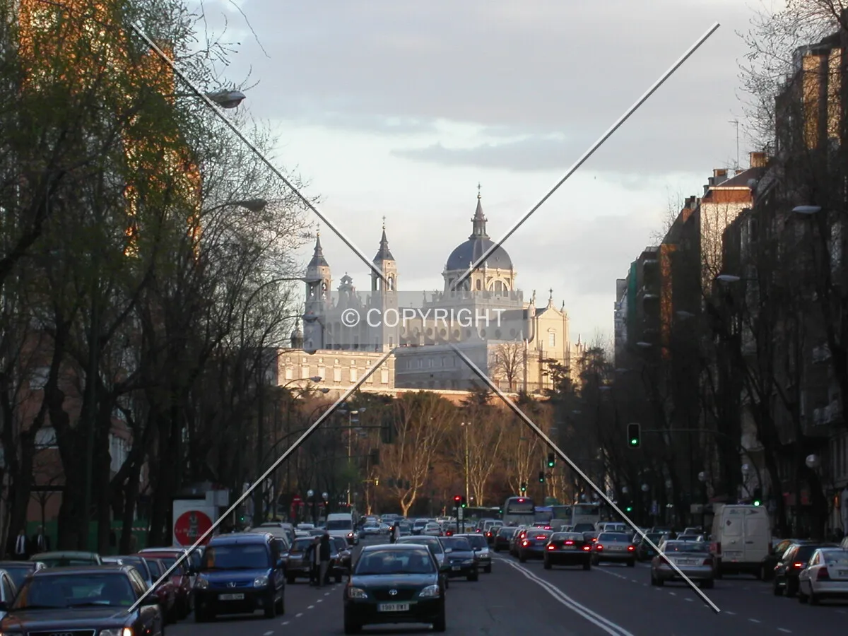 Cathedral seen from Paseo de la Florida