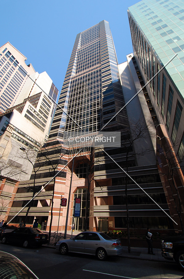 Looking up from East 55th Street