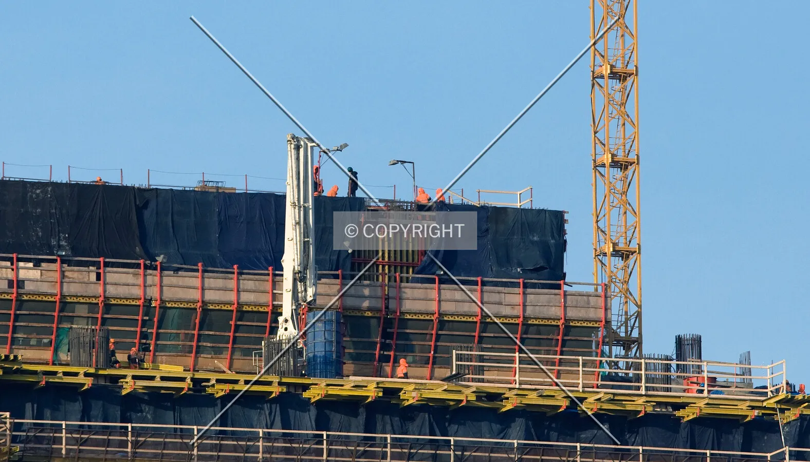 Detailed view of the core