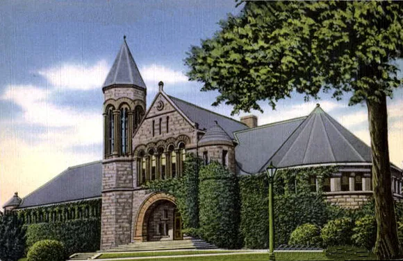 Vintage view from the southwest