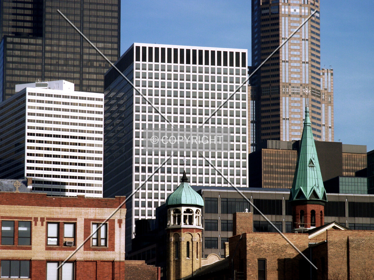 View from across the Kennedy Expressway