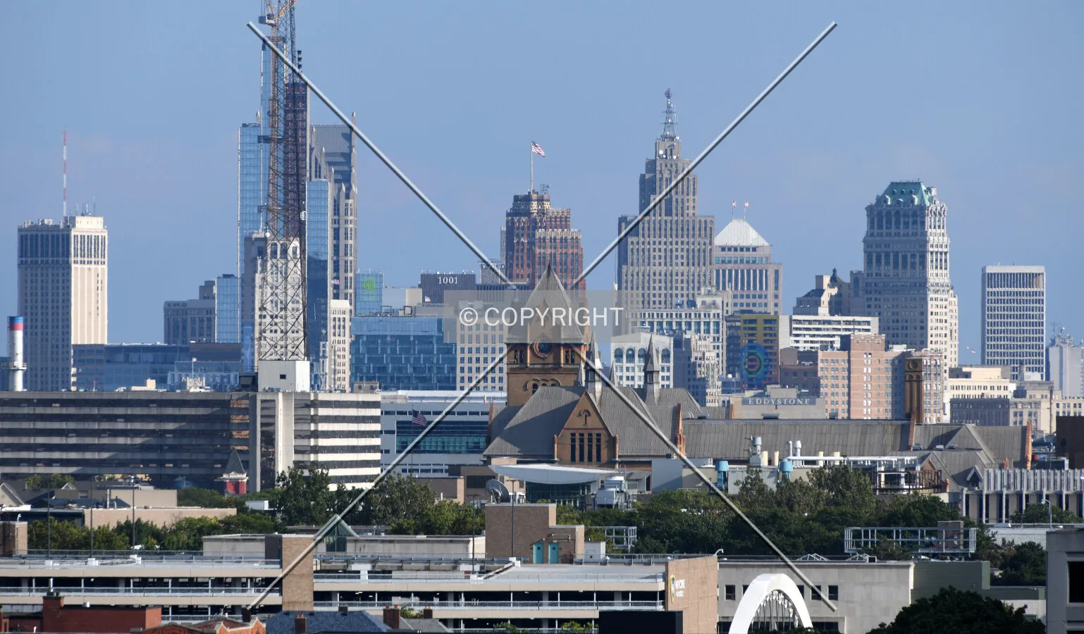 View from the northwest