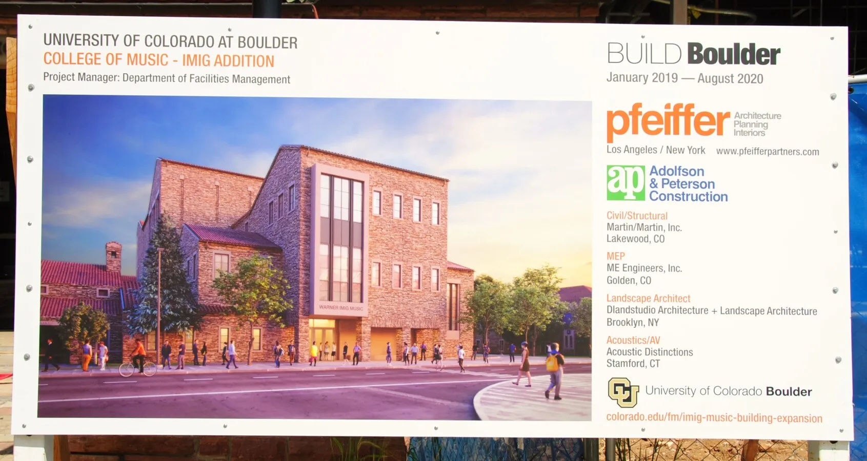 Project signage