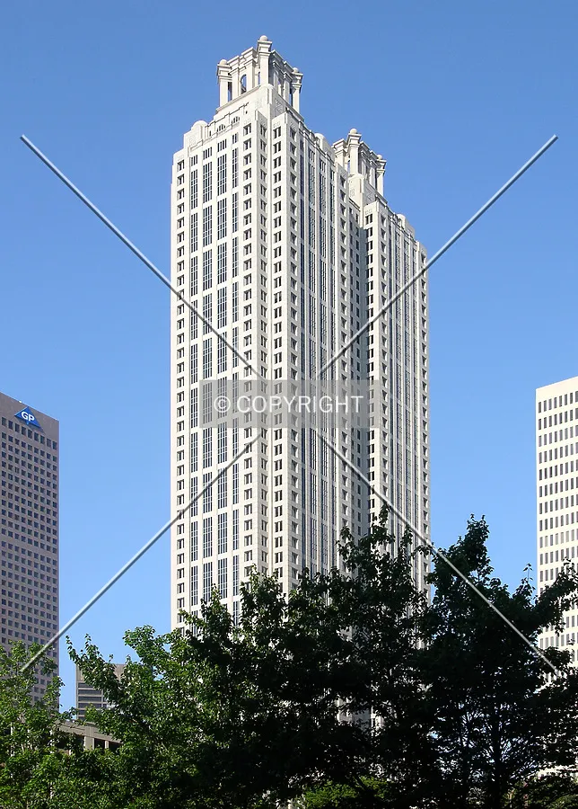 Looking southwest from Courtland Street