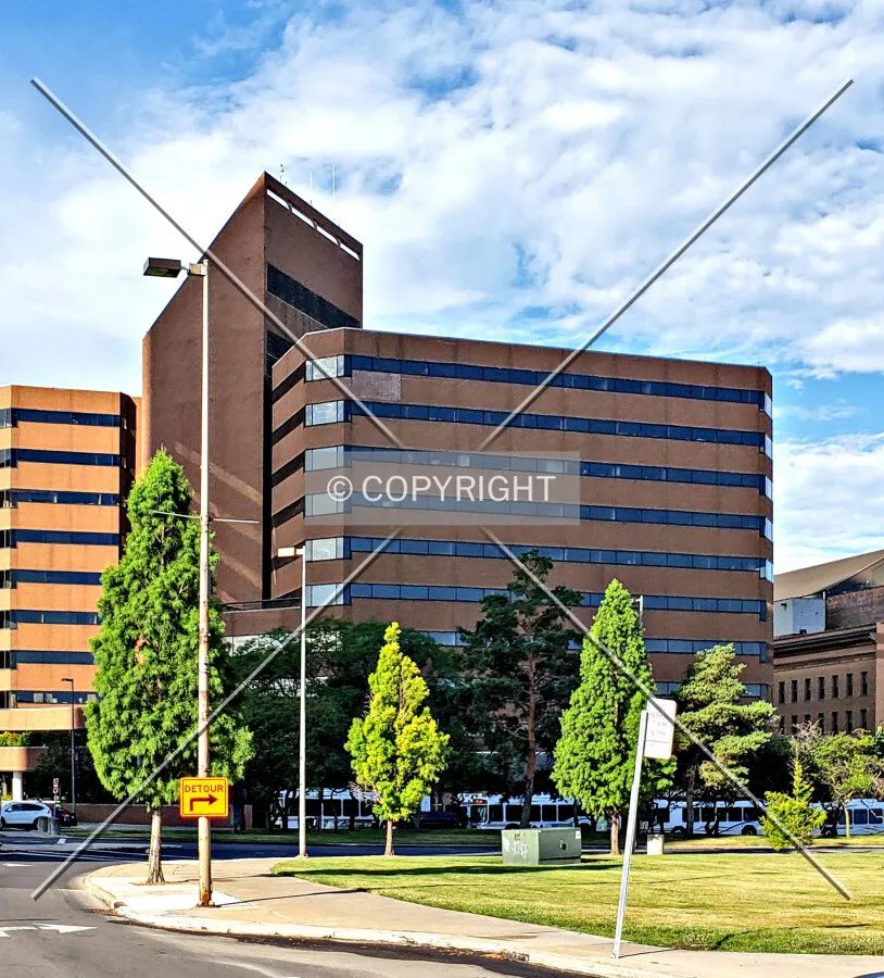 View from the northeast; August 10, 2019