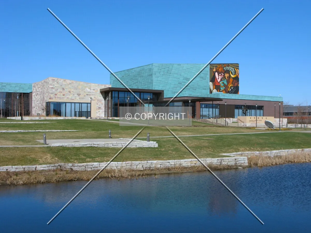 View to the northwest across the adjacent pond