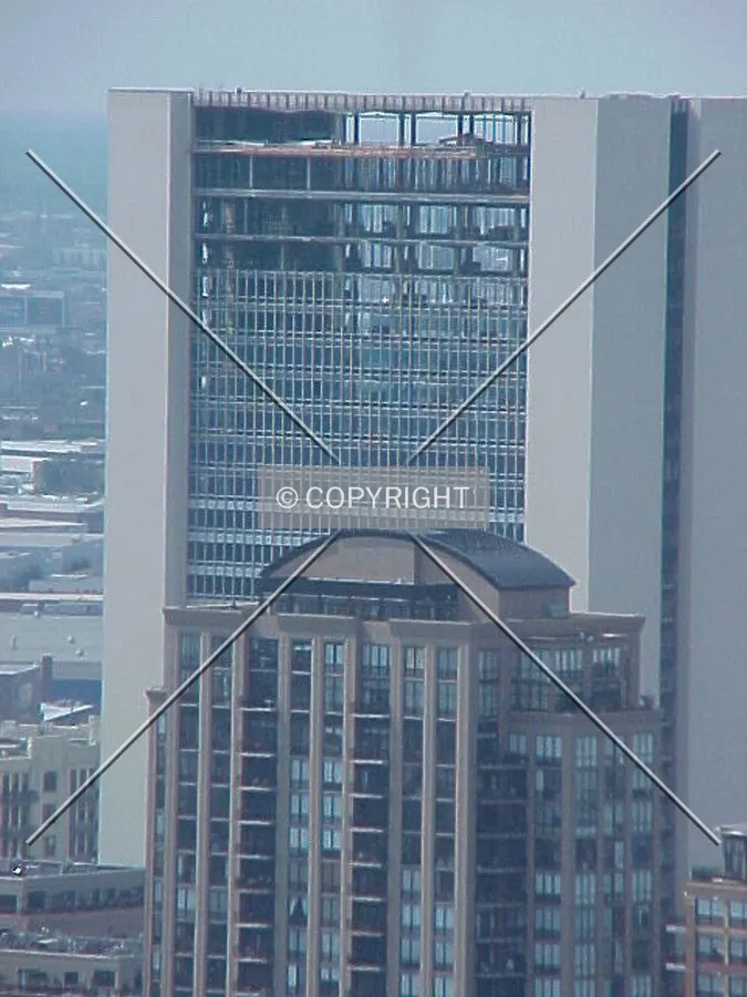 Taken from the 35th floor of the LaSalle Wacker Building
