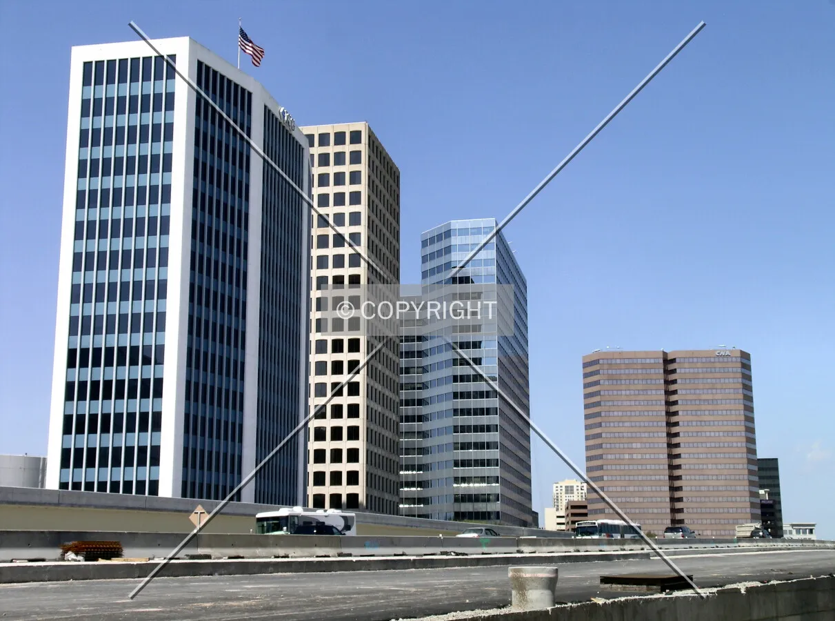 Greater Uptown, as seen above the West Loop Freeway