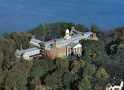 Vintage view from the southwest