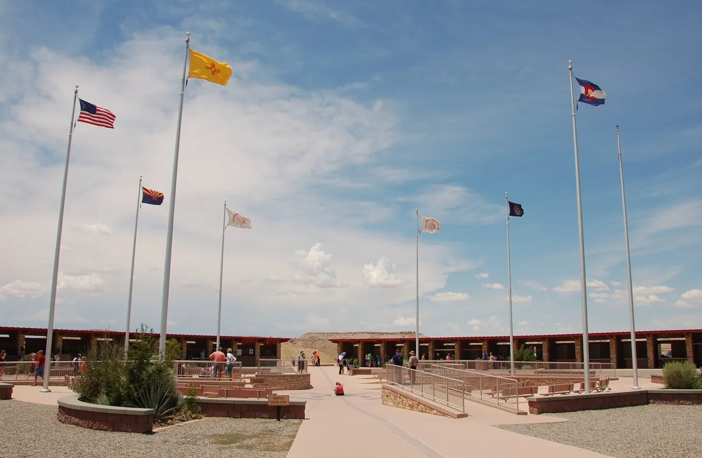 View to the west