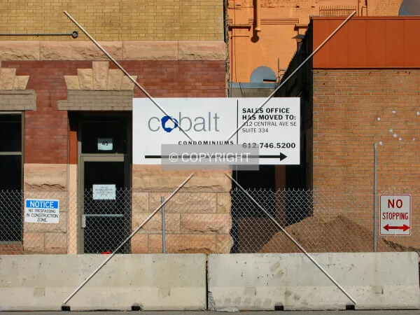 Signage on the former Minneapolis East High School